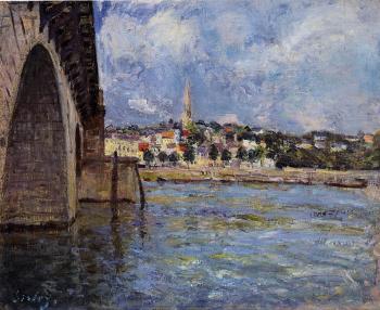 阿爾弗萊德 西斯萊 The Bridge at Saint-Cloud